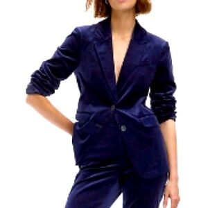 Navy blue, luxurious GAP velvet blazer NWT size XL
